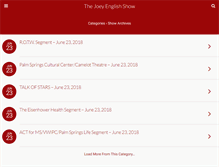 Tablet Screenshot of joeyenglish.com
